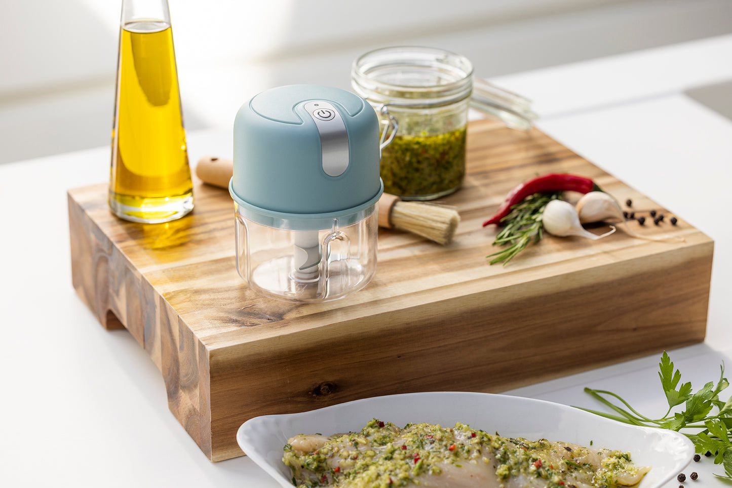 Zippi ChopChop - Mini Food Processor - USB Rechargeable