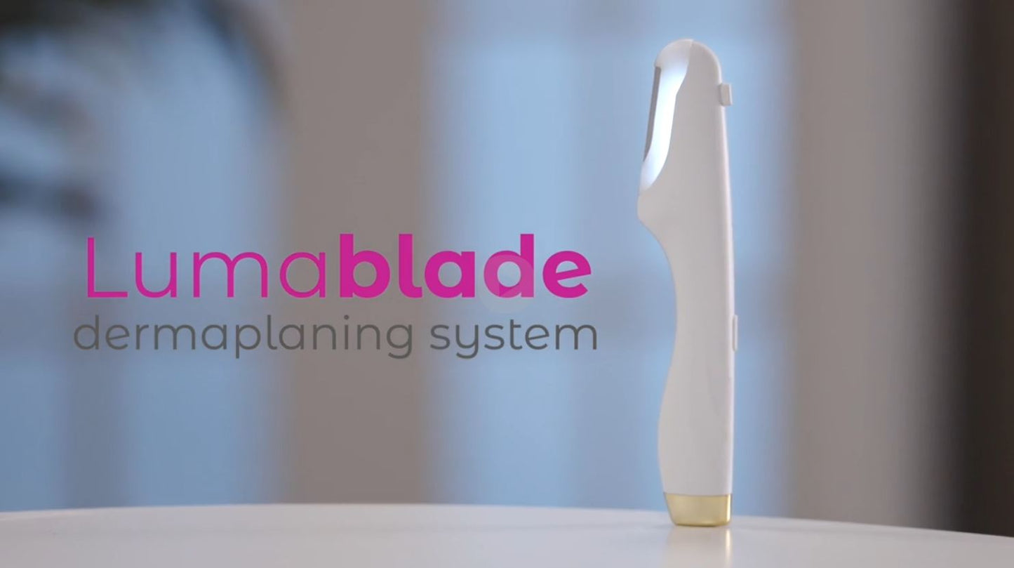 LumaBlade – Exfoliation and Peach Fuzz Hair Removal w/ Red Light Therapy
